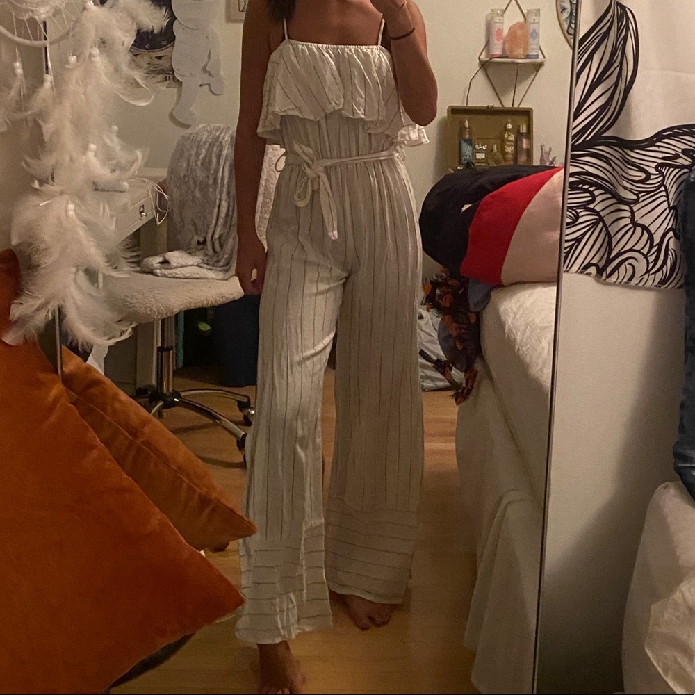 VINTAGE HAVANA | BEIGE JUMPSUIT